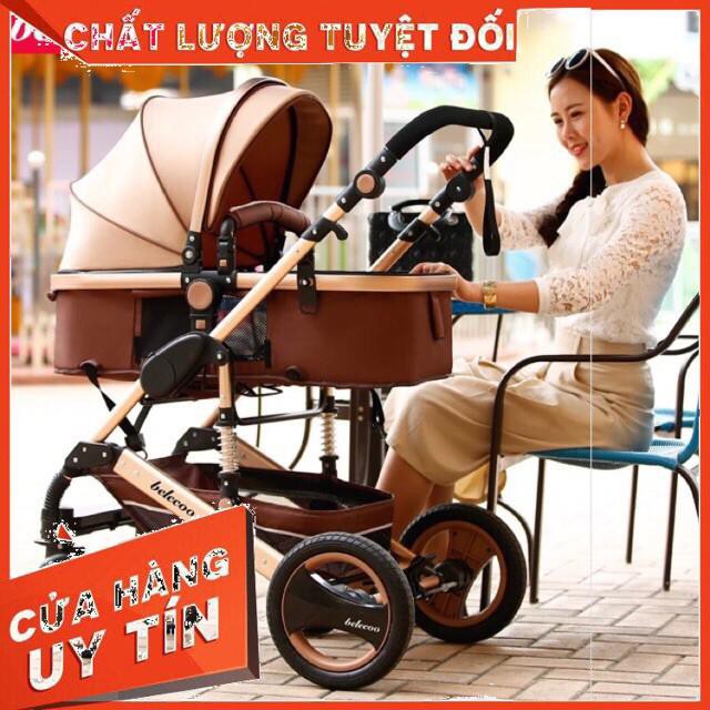 XE ĐẨY BELECOO 2 CHIỀU 3 TƯ THẾ GỒM 9 TÍNH NĂNG TIỆN DỤNG CHO MẸ VÀ BÉ,CÓ THỂ GẤP GỌN