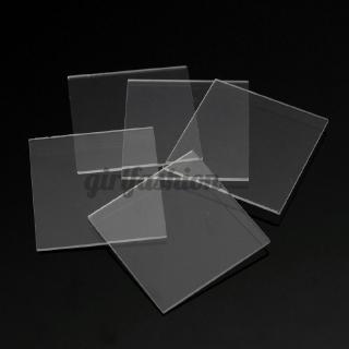 Bộ 5 tấm kính thạch anh silica JGS1 hai mặt được đánh bóng 30x 30 x 1mm