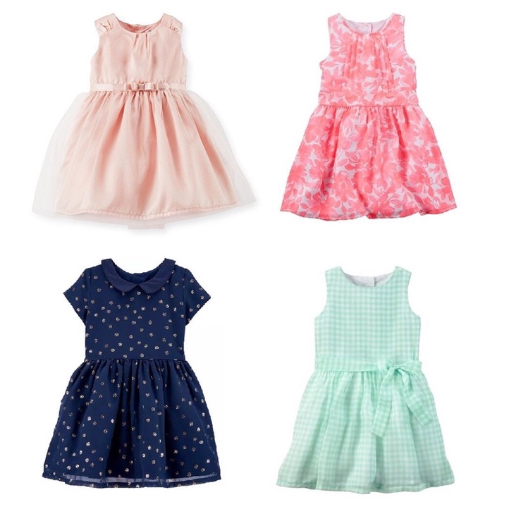 👗 Váy đầy tháng Carter cho bé gái dưới 4kg 🎉