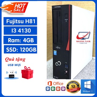 Máy Bộ Dell Core i3 ⚡️Freeship⚡️ PC Văn Phòng Giá Rẻ (I3 4130/Ram 4G/SSD 120GB) - Hàng Nhập Khẩu Nhật - BH 12 Tháng