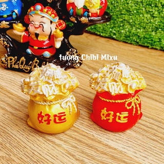 (Chọn màu) Chậu vàng May Mắn đa phúc 7cm