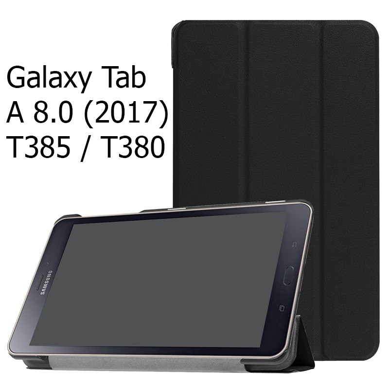 Bao Da Samsung Galaxy Tab A 8.0 (2017) T385 / T380 Cover Cho Máy Tính Bản Hỗ Trợ Smart Cover