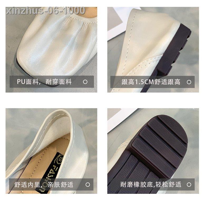 ✙♝☑Giày Búp Bê Nữ Mũi Vuông Thời Trang Xinh Xắn | BigBuy360 - bigbuy360.vn