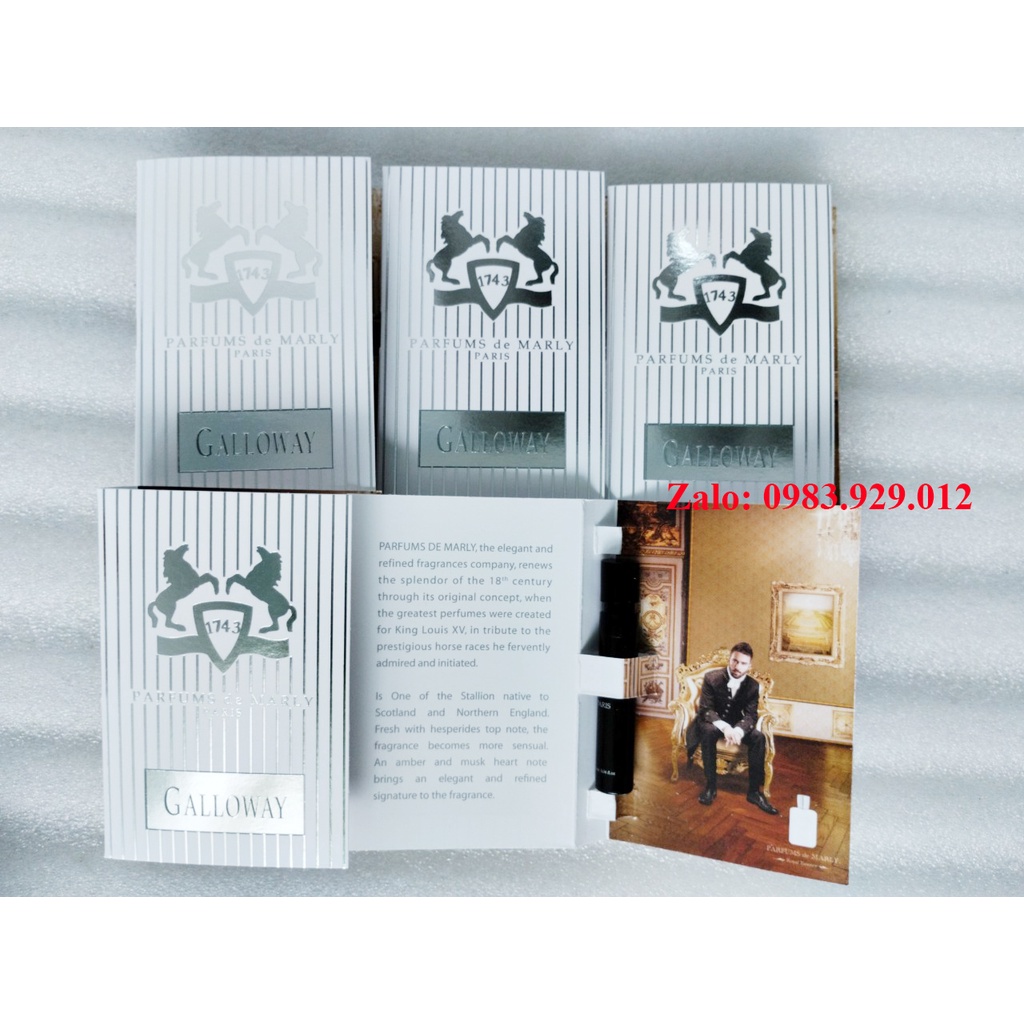 Mẫu thử Vial Nước hoa nam Parfums De Marly Galloway