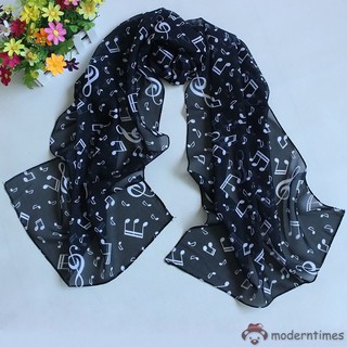 Khăn quàng cổ in hình nốt nhạc thời trang