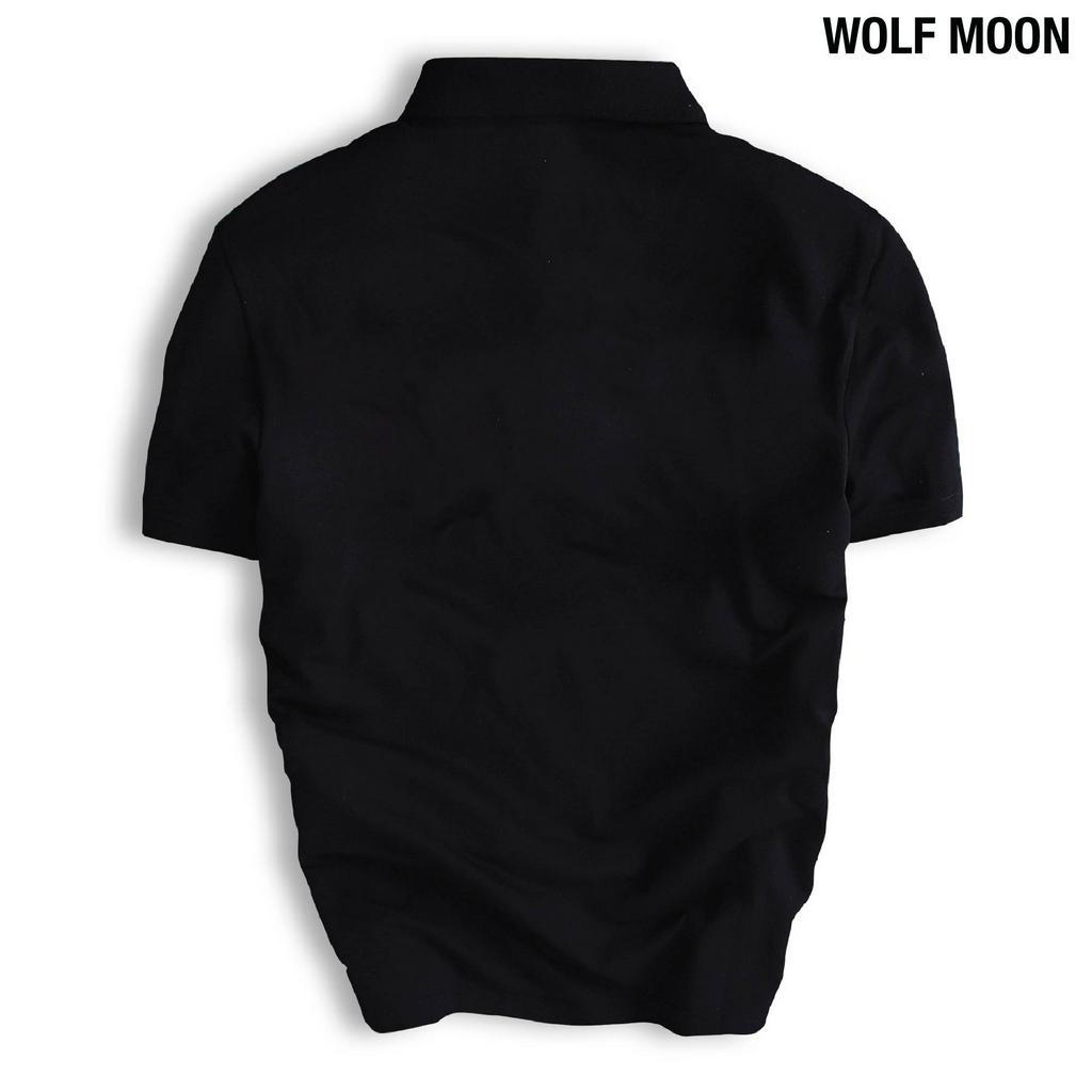 Áo thun POLO nam WOLF MOON mạnh mẽ, chuẩn form, trẻ trung, thanh lịch