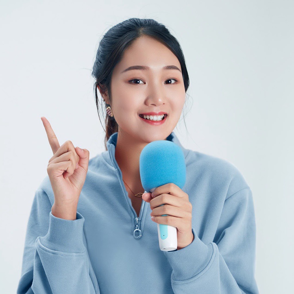 Micro karaoke không dây kèm loa Bluetooth Yuemi YMI Lite YMMKF007 -8 hiệu ứng âm thanh -Pin lên đến 4 giờ