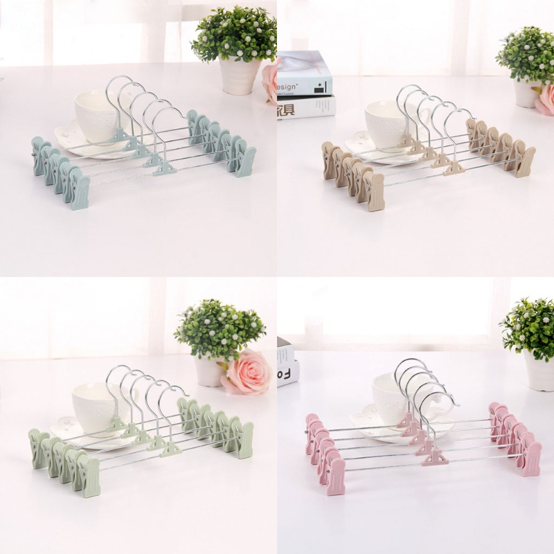 Set 10 Kẹp Đứng Phơi Quần Áo Chống Trượt Có Thể Điều Chỉnh