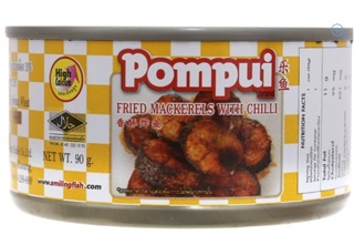 Cá thu chiên ớt Pompui 90g