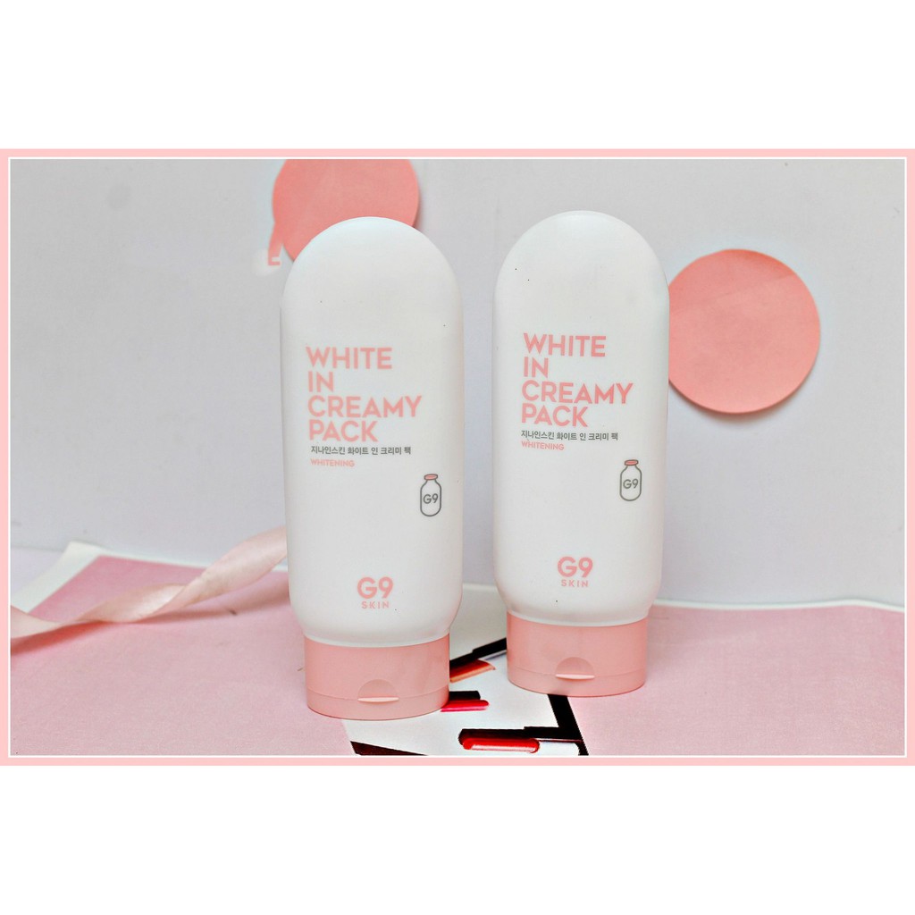 Kem Hỗ Trợ Ủ Trắng Toàn Thân G9 Skin White In Creamy Pack