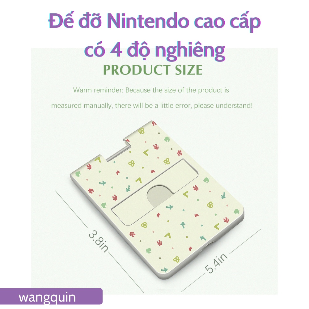 Sẵn VN - W&amp;Q Giá Đỡ Đế Dựng máy chơi game Nintendo Switch/ Nintendo Oled / Lite N-switch có 4 nấc dùng cho iPhone iPad