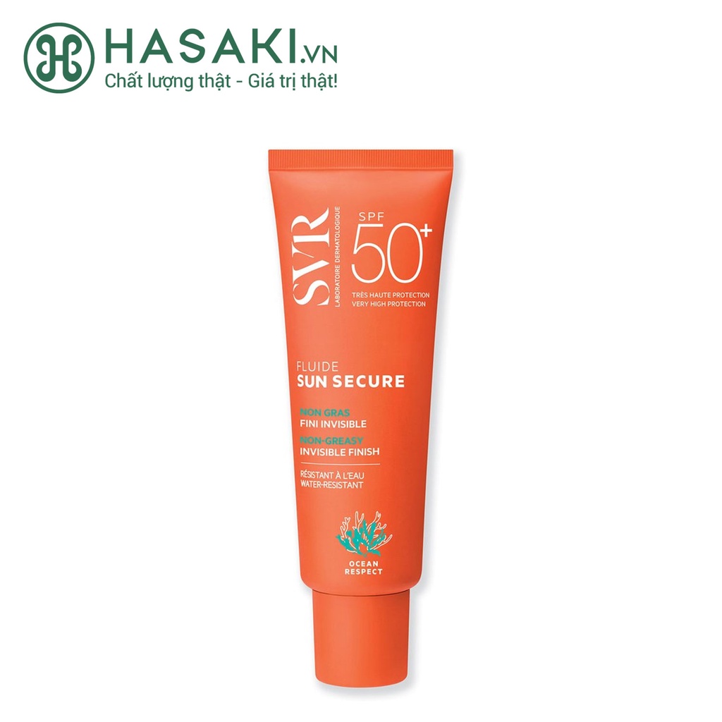 Kem Chống Nắng SVR Trong Suốt Không Gây Nhờn Rít Sun Secure Fluide SPF50+ 50ml
