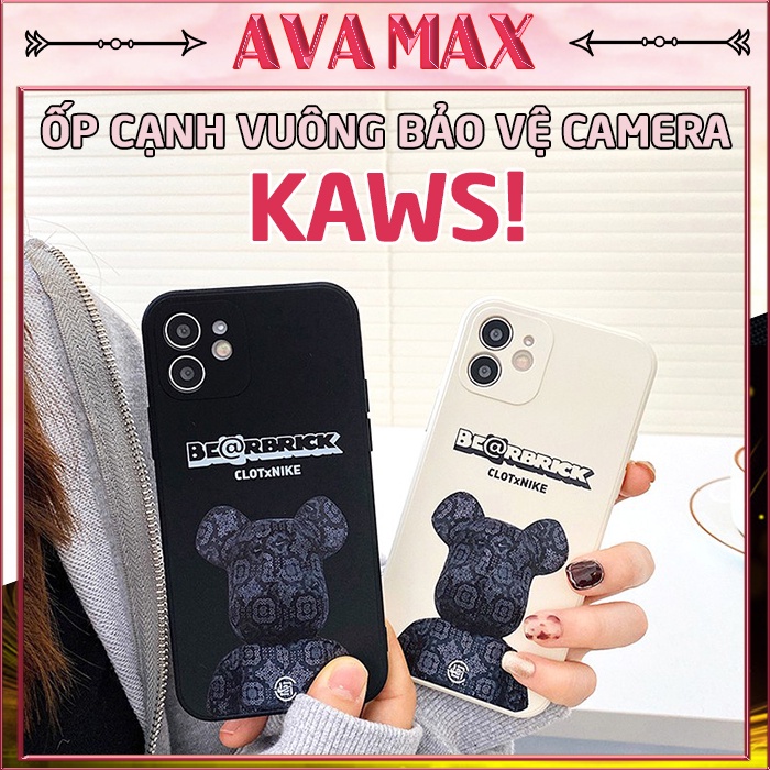 Ốp Lưng iPhone Cạnh Vuông in hình Viền Kaws 6/6plus/6s/6splus/7/7plus/8/8plus/x/xr/xs/11/12/pro/max/plus/promax