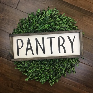 Biển gỗ Pantry decor treo tường phong cách Vintage