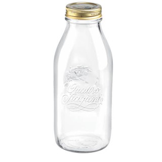 Chai thủy tinh nắp vặn Quattro 1000ml (Bormioli Rocco)
