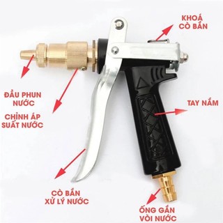 Vòi xịt rửa chuyên nghiệp tăng áp lực nước 300%