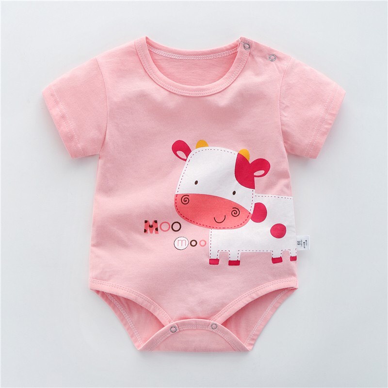 Bodychip cho bé , mẫu Body suit Hè Sơ Sinh vải 100% Cotton Mềm Mịn kiểu dáng dễ thương từ 3-12kg
