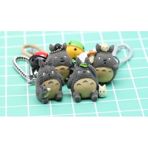 Móc khoá totoro kèm chuông MKC1 móc khoá cute móc khoá dễ thương