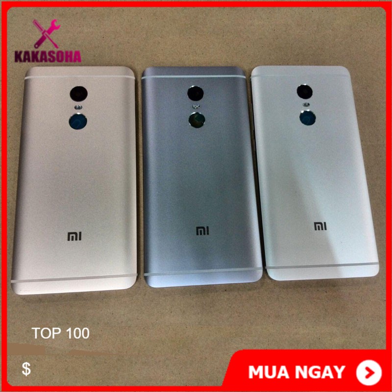 Nắp lưng, vỏ máy xiaomi redmi note 4 kim loại