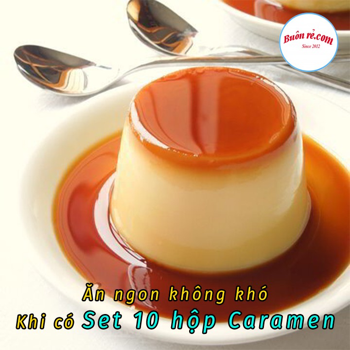 Set 10 Hộp nhựa làm Caramen hình tròn có nắp sử dụng nhiều lần – Hộp làm bánh Flan Buôn Rẻ 01171