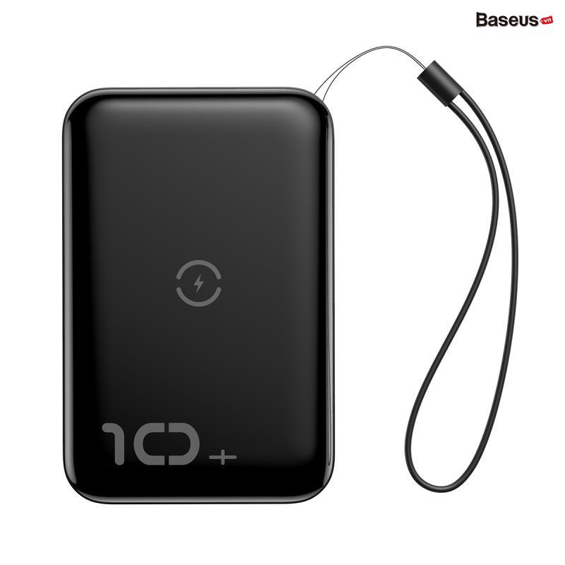 Pin dự phòng sạc không dây BASEUS 10000 mAh 18w BASEUS Mini S  Bracket 10W Wireless Charger