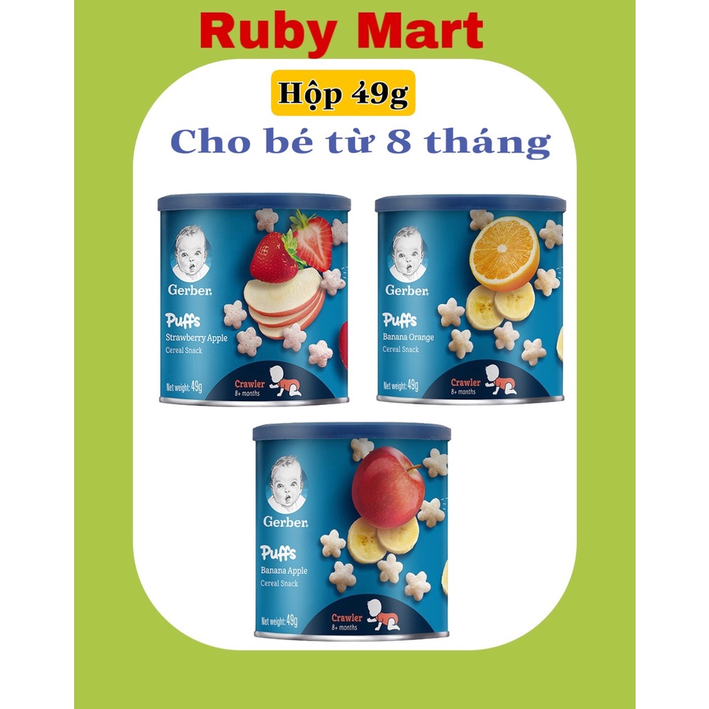 Bánh ăn dặm Gerber lùn (49g)