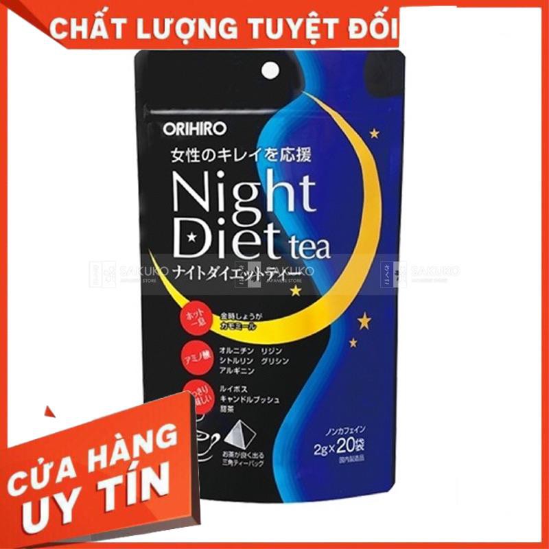 Trà Giảm Cân Ban đêm ORIHIRO (2gx20 gói)-[Hàng Nhật Nội Địa]