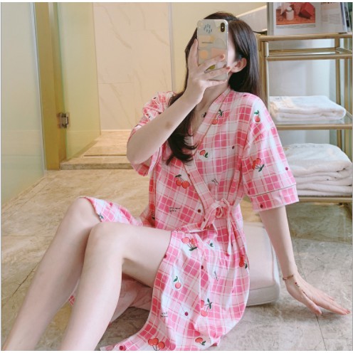 Đầm ngủ Kimono