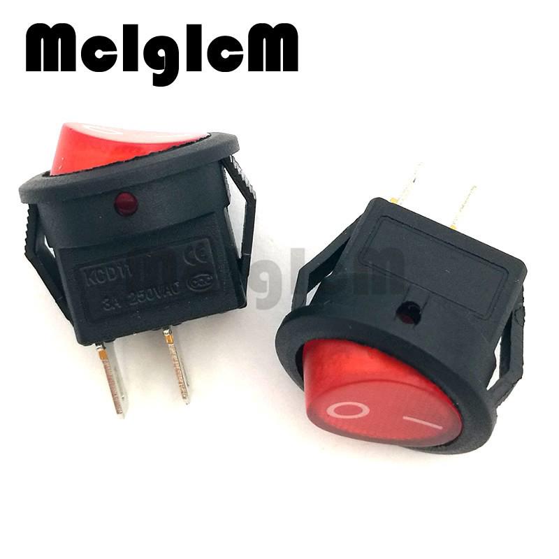 Set 10 Công Tắc Bật Tắt Mini 3A 250V Ac Spst 2 Pin 15Mm Chuyên Dụng