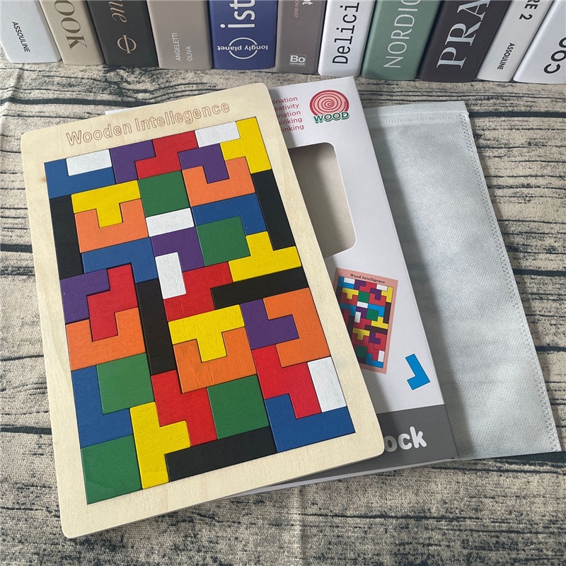 Đồ chơi phát triển trí tuệ tetris game xếp hình Bicabom Bc68