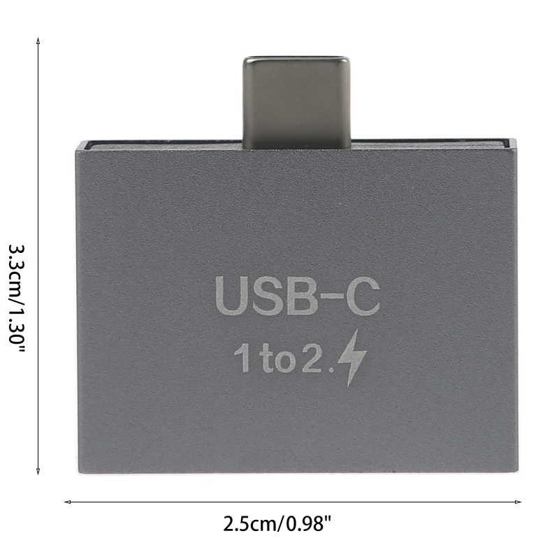 Hub chuyển đổi từ Type-C sang Dual USB 3.0 10Gbps