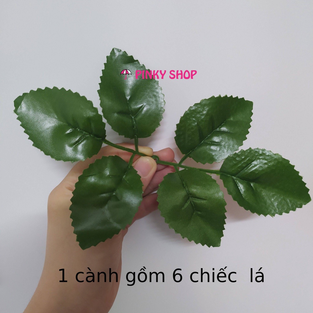 Lá hồng làm hoa ruy băng, phụ kiện trang trí handmade, hoa sáp , vải, dreamcacther Pinky Shop