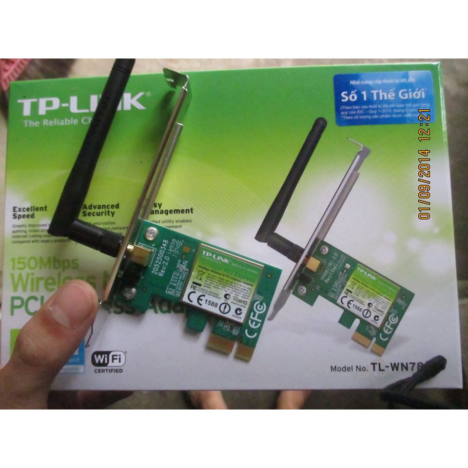 Card Wifi TP-Link TL-WN781ND tốc độ 150Mbps, Bộ chuyển đổi không dây