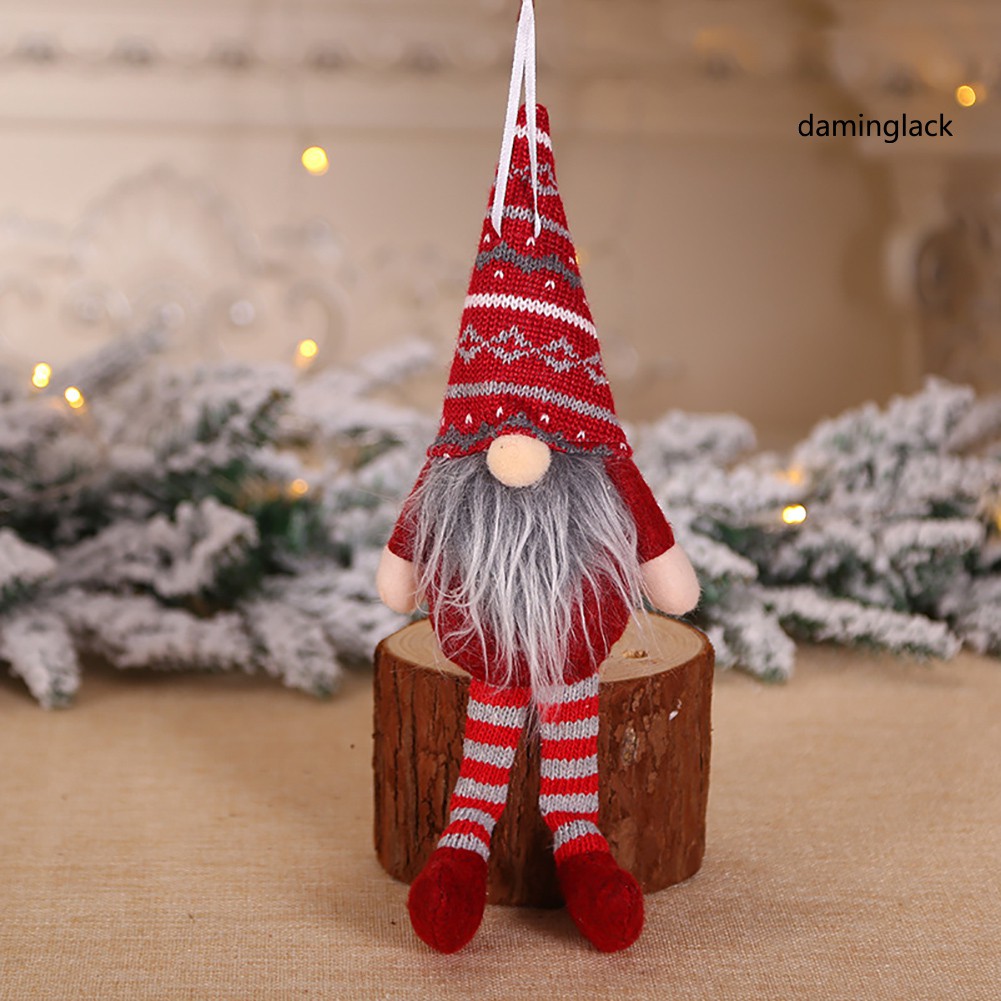 Búp bê treo trang trí cây thông noel hình ông già noel đáng yêu dành cho Giáng Sinh
