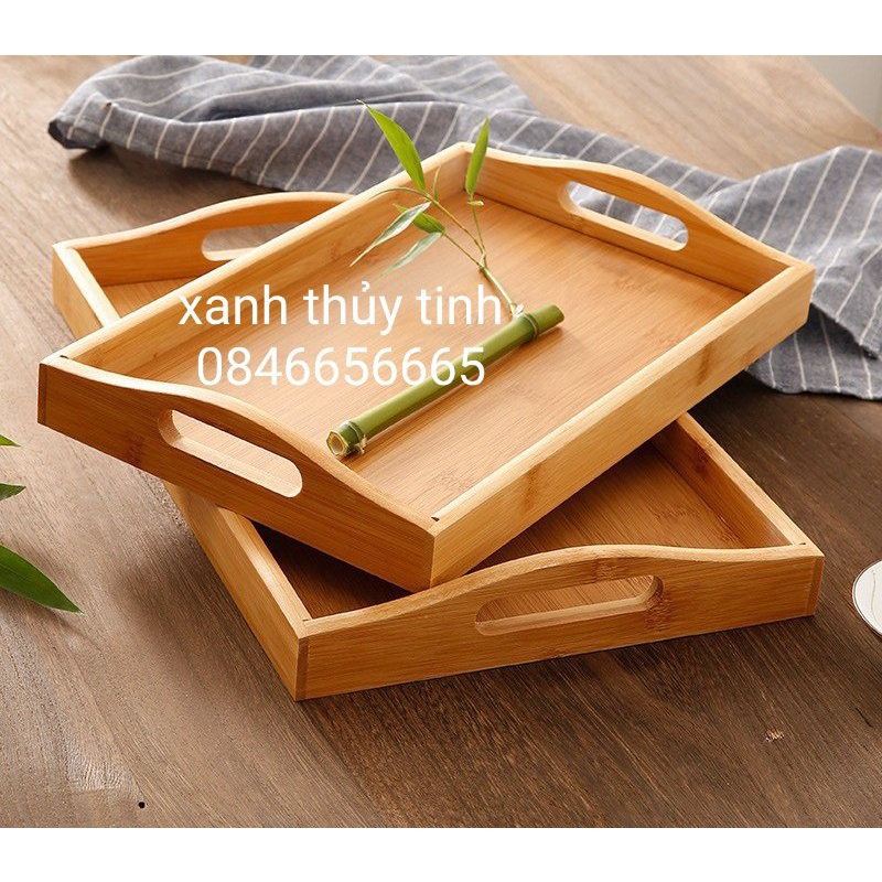 Khay trà bằng tre (1 chiếc) - KT4