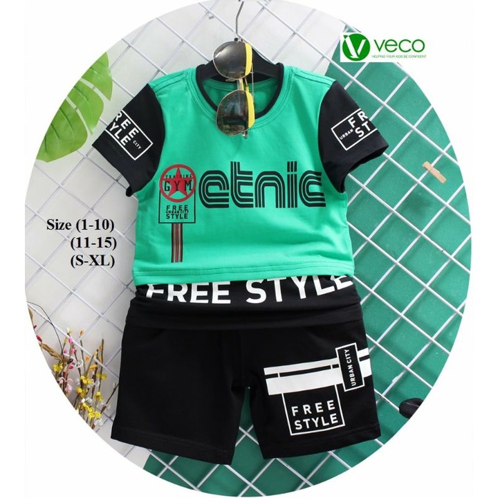 BỘ THUN VECO BÉ TRAI ETNIC 28-40KG