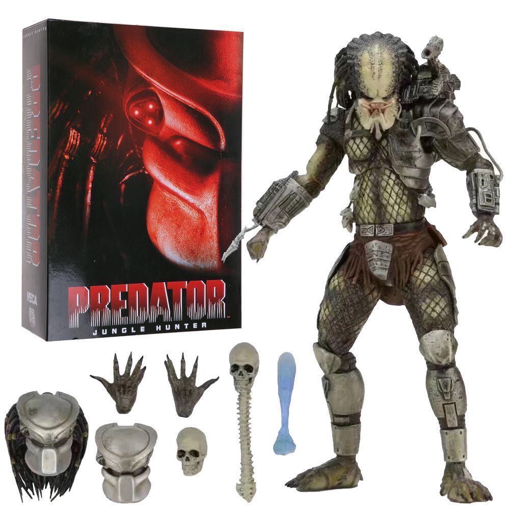 7 inch Ultimate Jungle Hunter Predator Resin Nhựa đúc Mô hình Predator Nhân vật Mô hình Trang trí Mô hình Bộ lắp ráp (sơn) đồ chơi hình nhựa