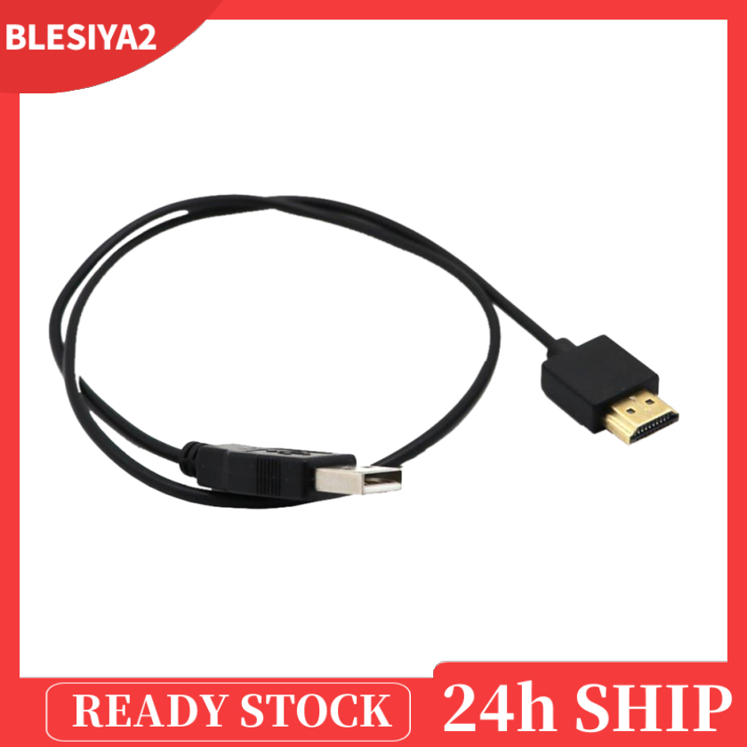 [BLESIYA2]19   1.4 Male to USB 2.0 Plug Adapter Connector Charger Converter Cable