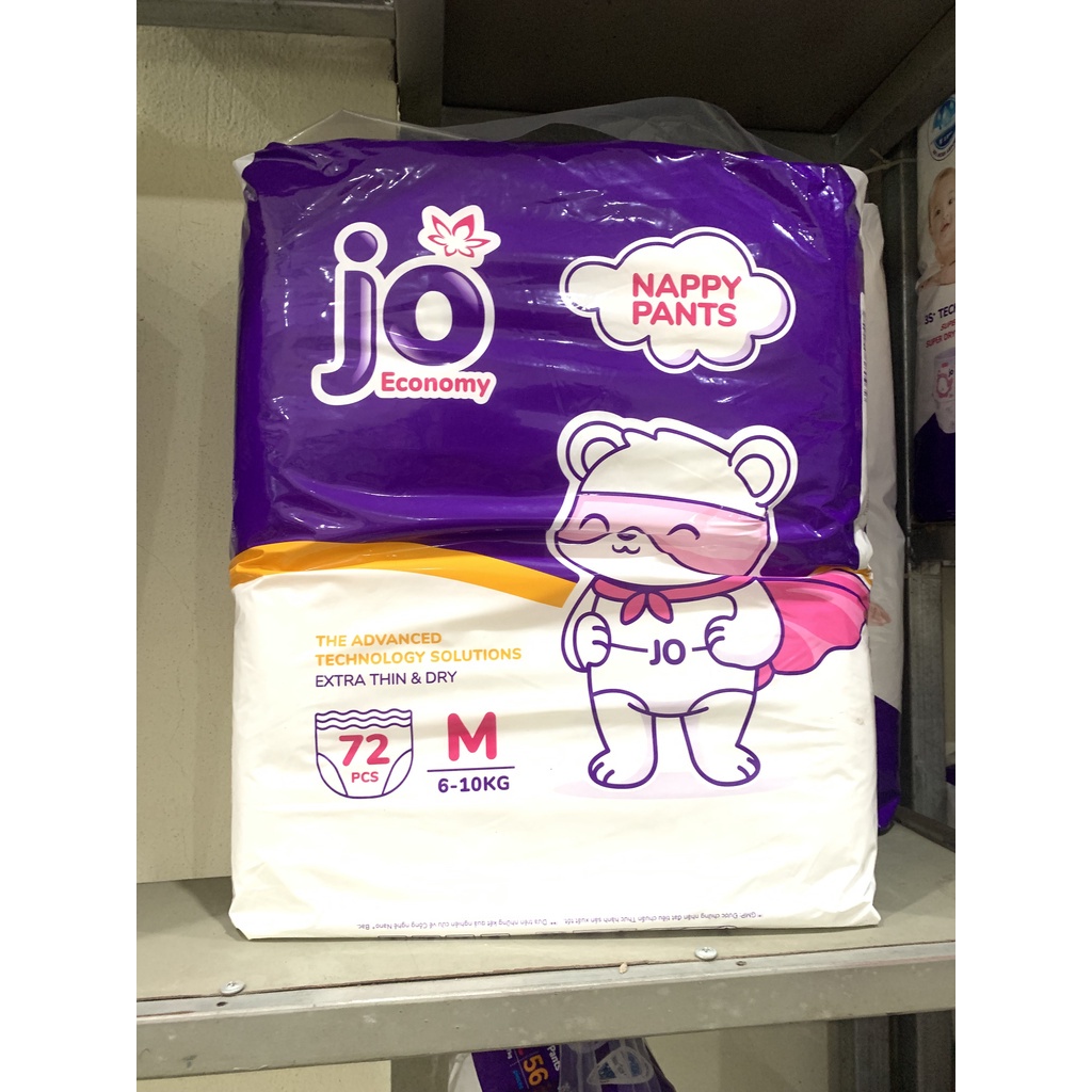 Bỉm JO quần Economy - Size M72/L66/XL60/XXL54