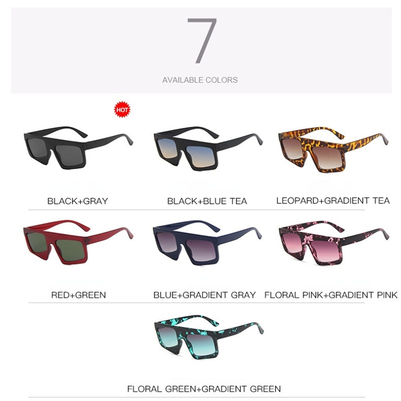 Kính Mát Thiết Kế Không Đối Xứng Phong Cách Retro Thời Trang Cho Nam Và Nữ