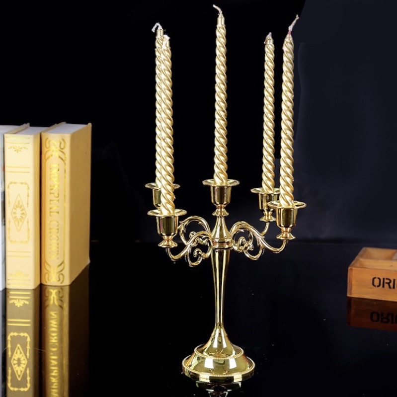 chân nến cổ điển 5 tay,3 tay,chân nến trang trí, chân nến bàn tiệc, chân nến vintage, chân nến sinh nhật, chân nến party