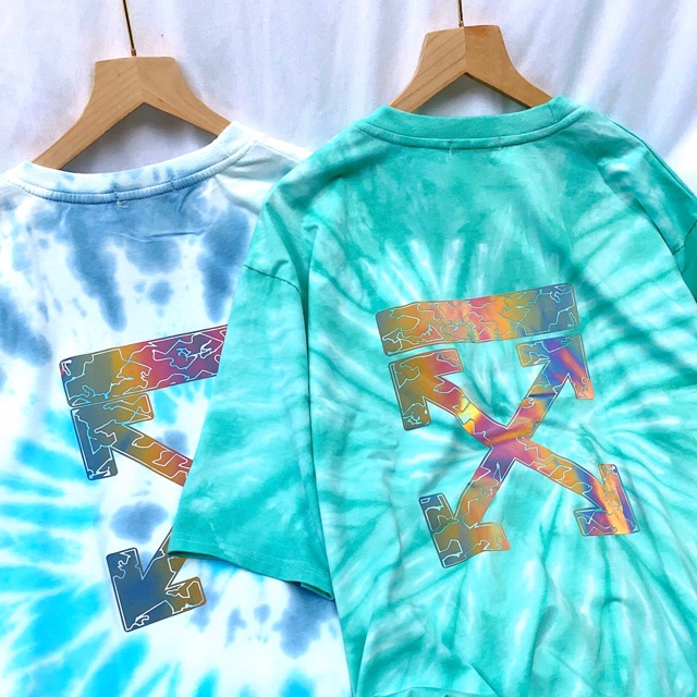Áo OFF WHITE Phản Quang TieDye Loang Màu siêu xinh