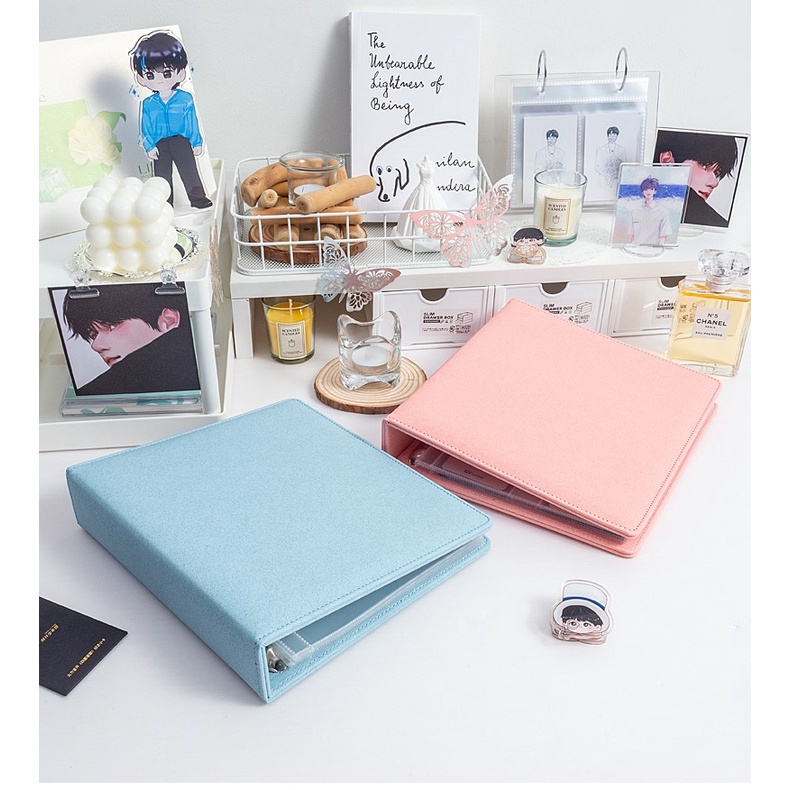 Binder A5 lấp lánh bling bling 3 rings D - Sổ lưu trữ bo góc/Sổ lưu trữ ảnh