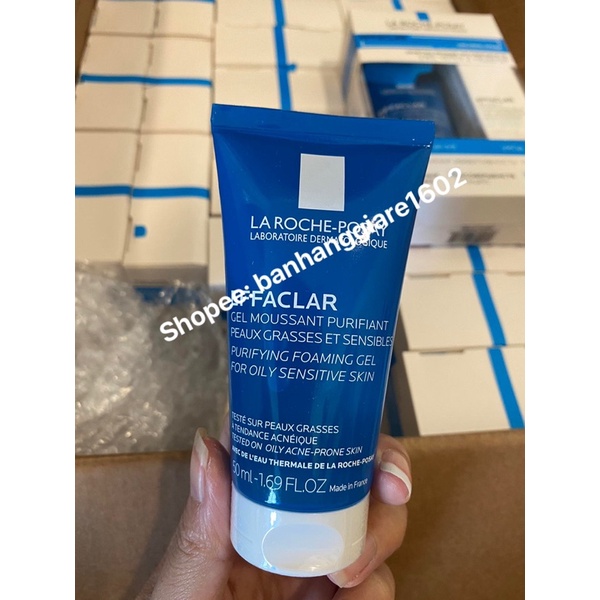 La Roche Posay Set 2 món kem chấm mụn Duo+ 15ml & Gel rửa mặt cho da dầu mụn Effaclar Gel 50ml