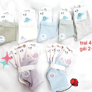 RẺ VÔ ĐỊCH Sỉ set 5 đôi tất cho bé