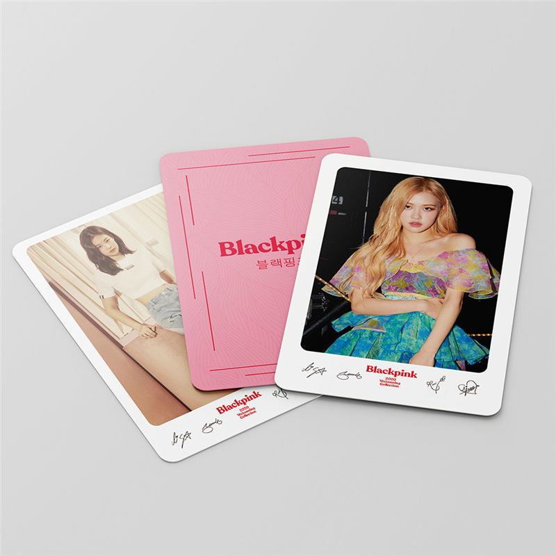 Bộ 54 thẻ ảnh lomo hình thành viên nhóm nhạc Blackpink Lisa Jennie Rose Jisoo