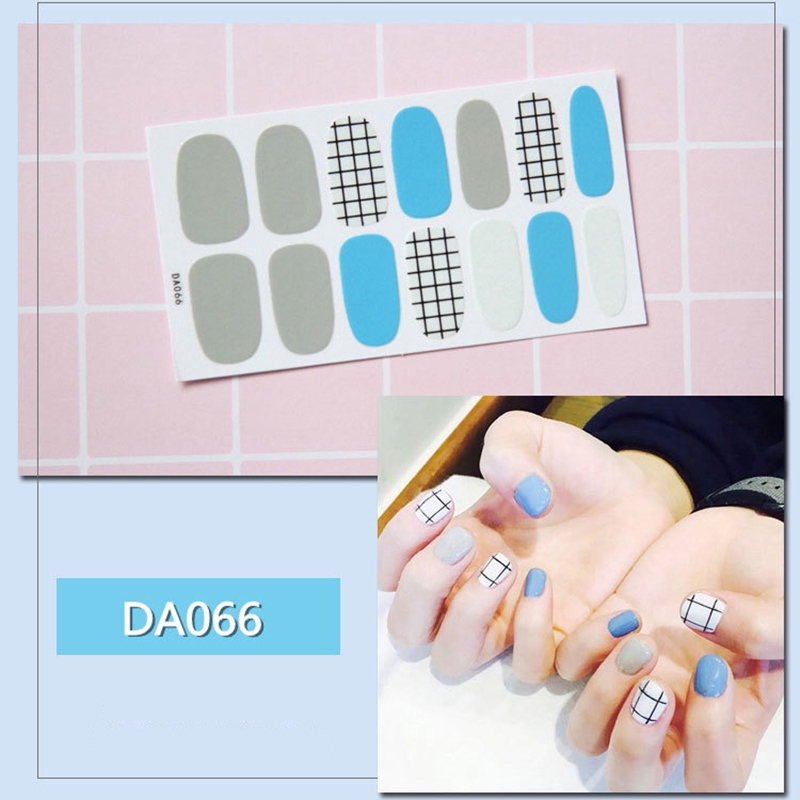 Set 14 Hình Dán Móng Tay 3D Thời Trang DIY Da061-080