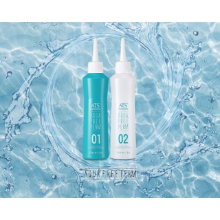 Thuốc uốn tóc tại nhà hàn quốc, uốn nguội ats real free perm 150mlx2