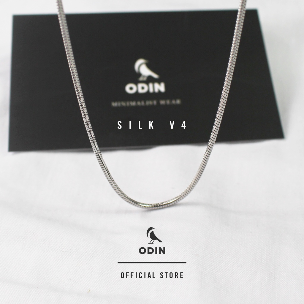 Dây chuyền lụa  ODIN thép Titanium - Silk V4 - Bảo hành 12 tháng