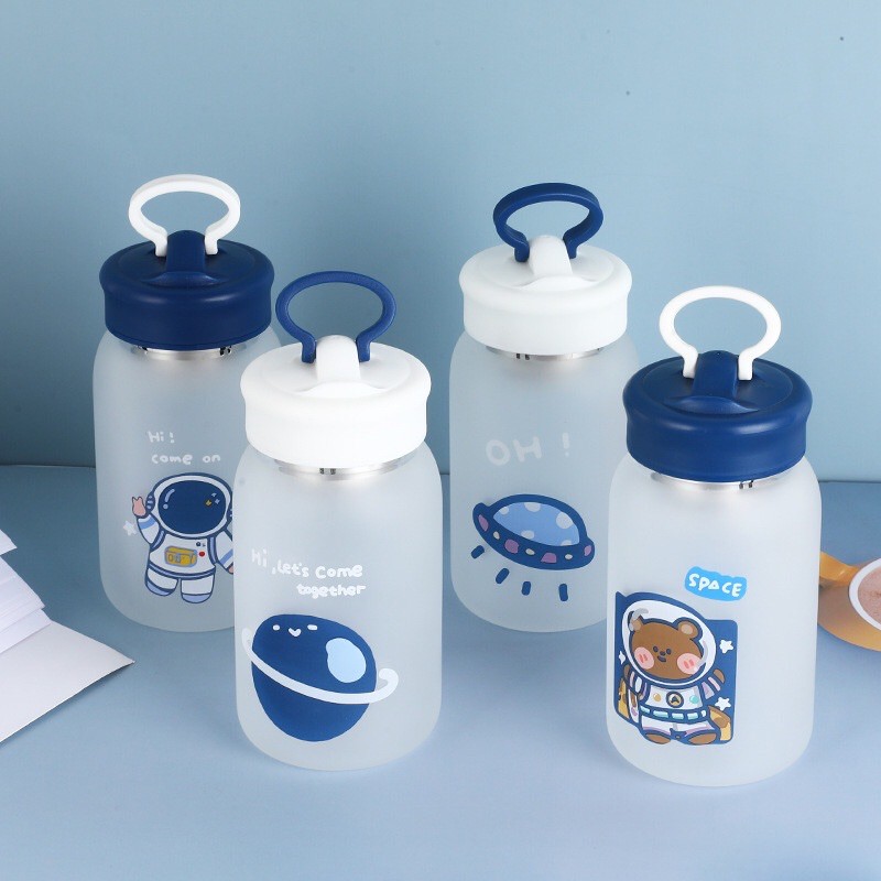 Bình Thuỷ Tinh Nhám Kèm Túi Chống Sốc Và Lọc Trà | BigBuy360 - bigbuy360.vn